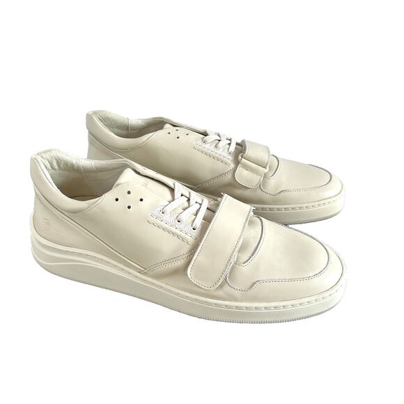 Alma Mater Gamma 4 Cream Leather Sneakers Men's Designer Sz 45 EU/US 11 NEW